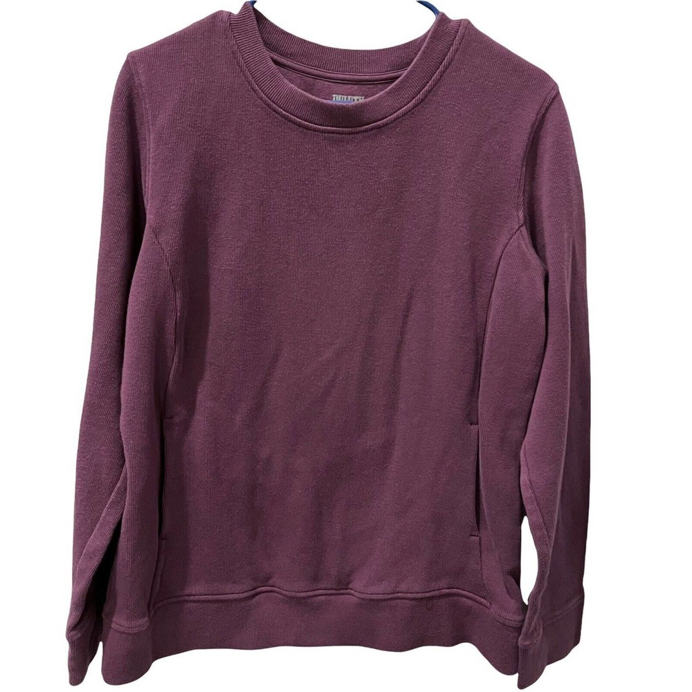 Duluth‎ Trading Co Mens Pullover Sweatshirt Size Large Purple